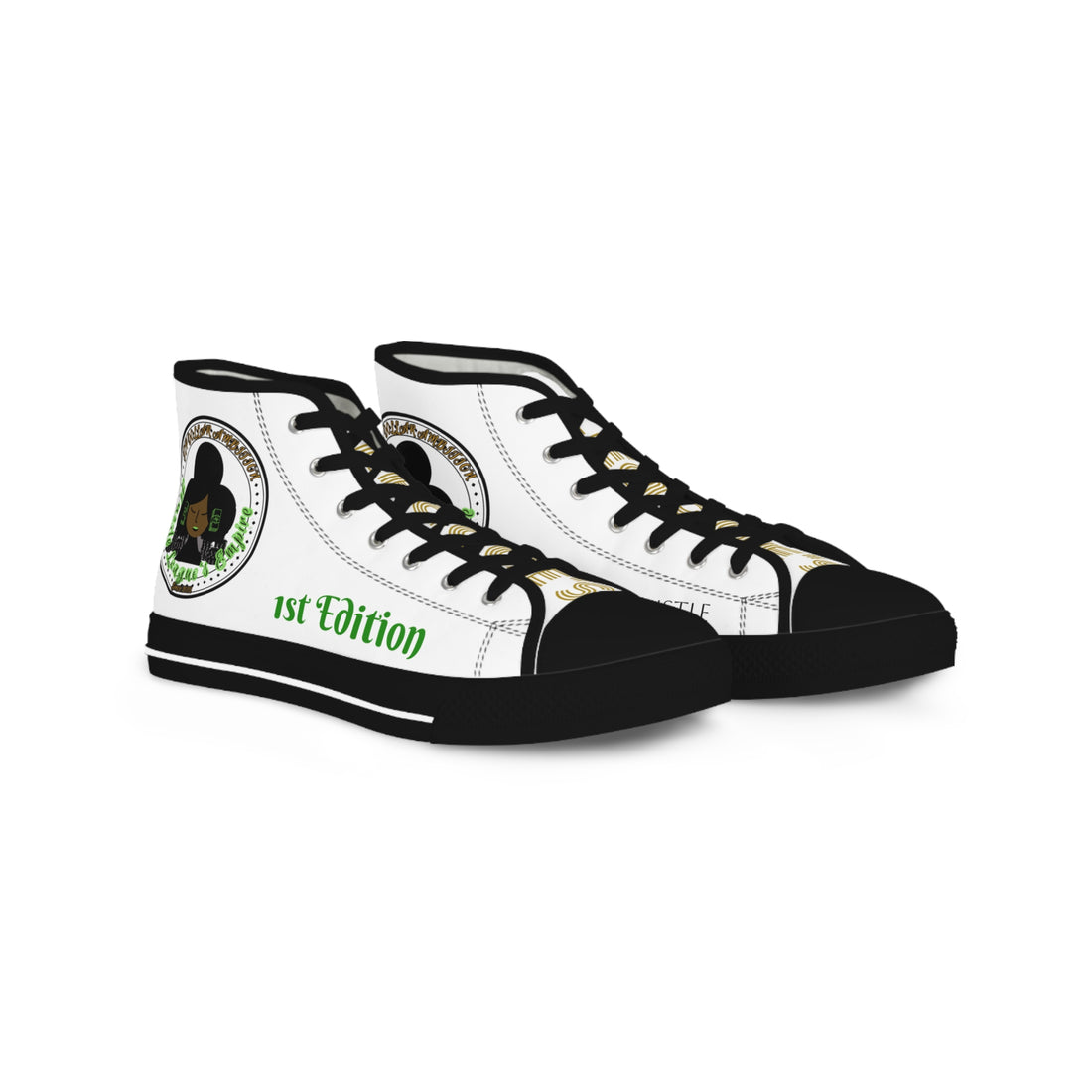 White HLE High Top Sneakers