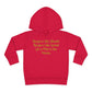 HLE Toddler Fleece Hoodie - "Respect the Hustle" Inspirational Design