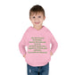 Empowering Toddler Fleece Hoodie - "I Eat Peer Pressure"