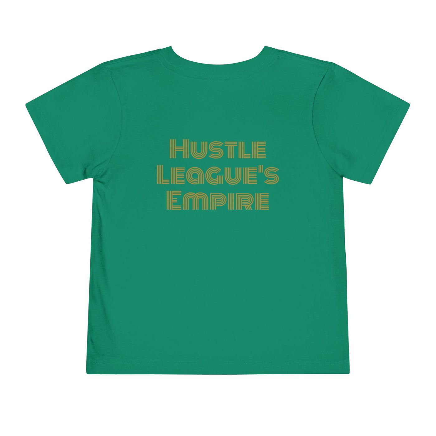 Inspirational Toddler Tee - "All Life is Precious" & "Hustle League's Empire"