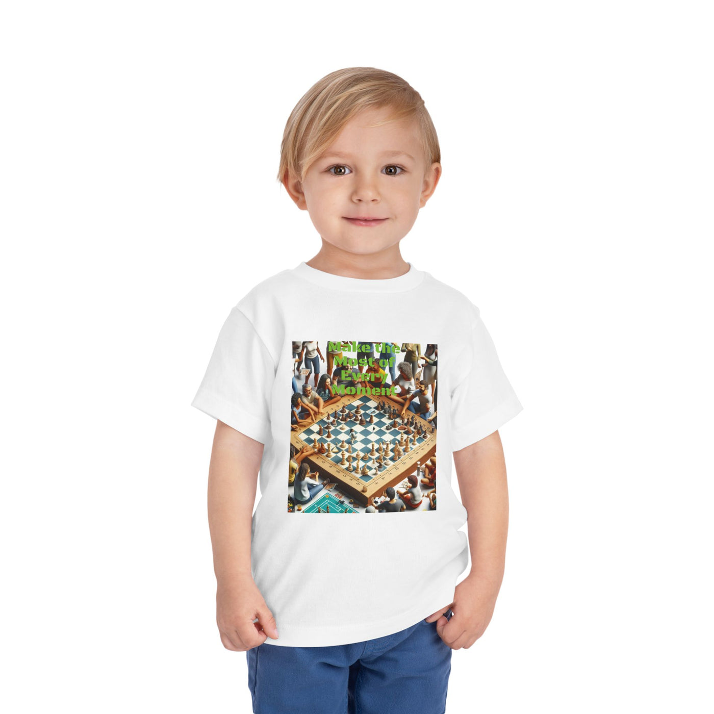 Inspirational Toddler Tee - "All Life is Precious" & "Hustle League's Empire"