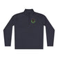 Unisex Quarter-Zip Pullover - Hustle Empire with Motivational Quotes