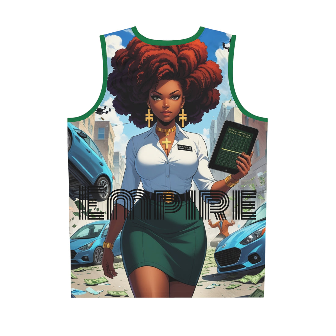 HLE Basketball Jersey - Bold Graphic Design for Sports and Style