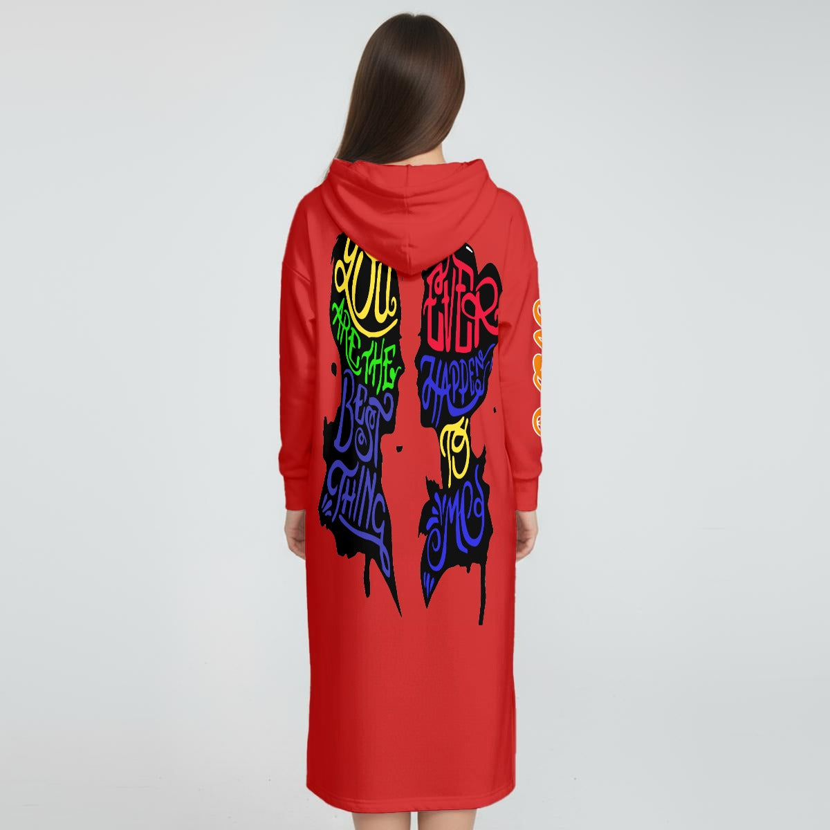 Women's Fleece-Lined Hoodie Dress