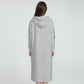 HLE Women's Fleece-Lined Hoodie Dress