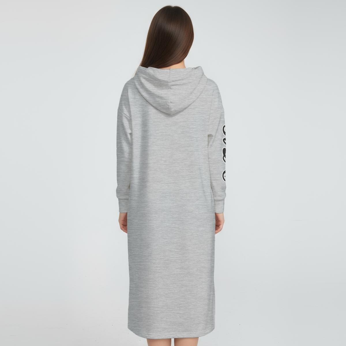 HLE Women's Fleece-Lined Hoodie Dress