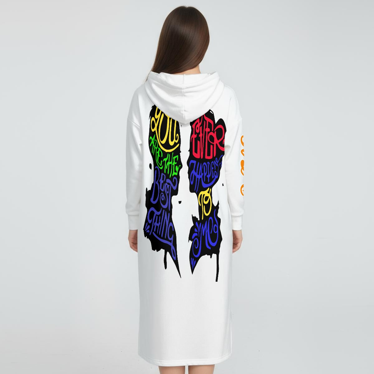 Women's Fleece-Lined Hoodie Dress