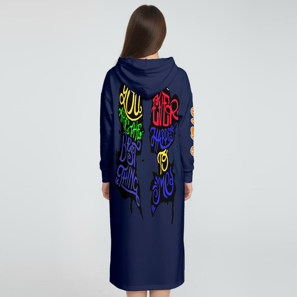 Women's Fleece-Lined Hoodie Dress