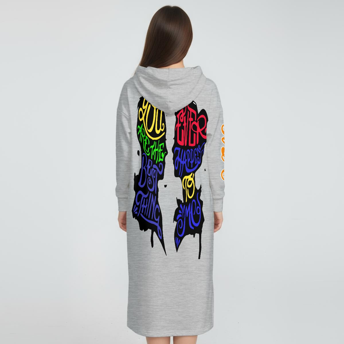 Women's Fleece-Lined Hoodie Dress