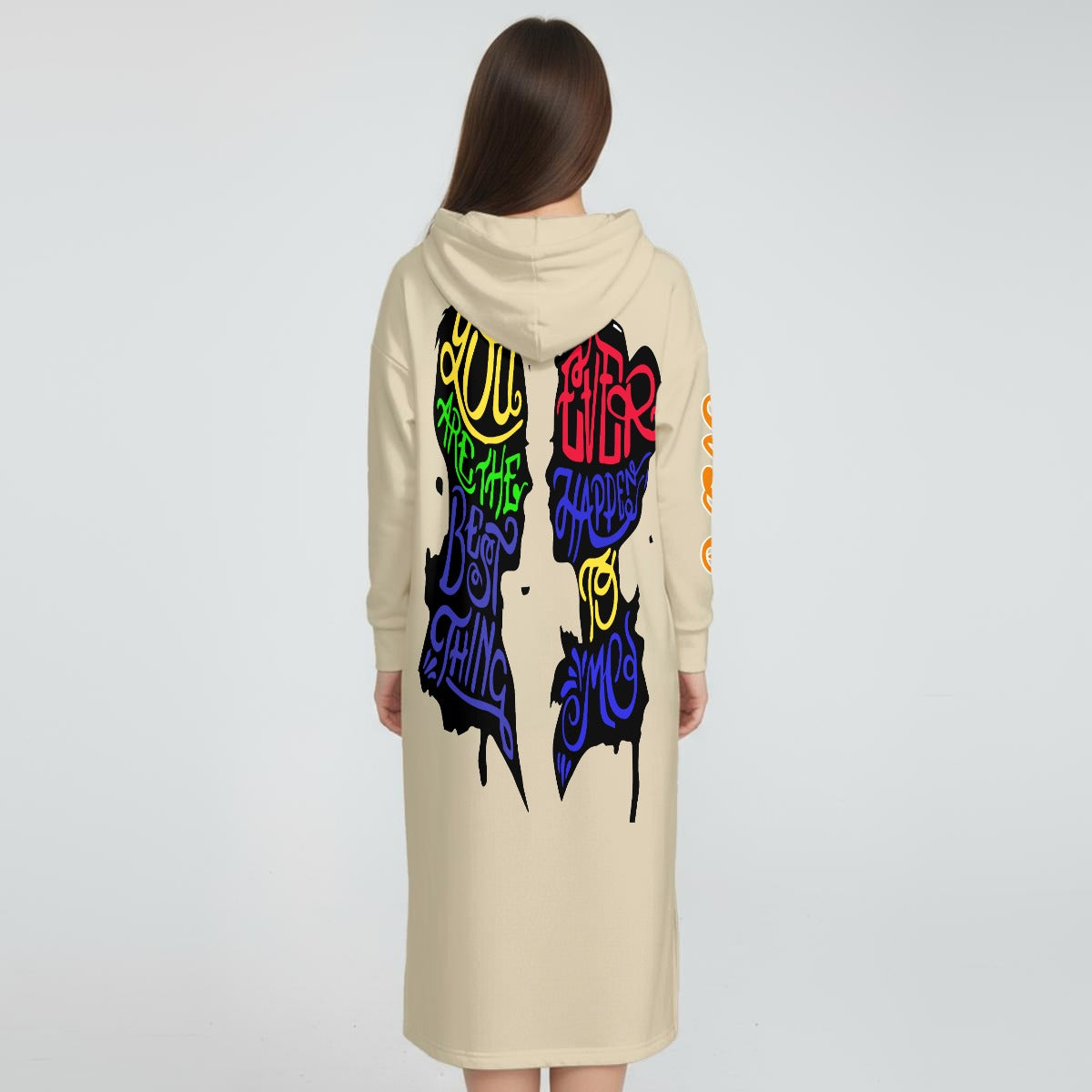 Women's Fleece-Lined Hoodie Dress