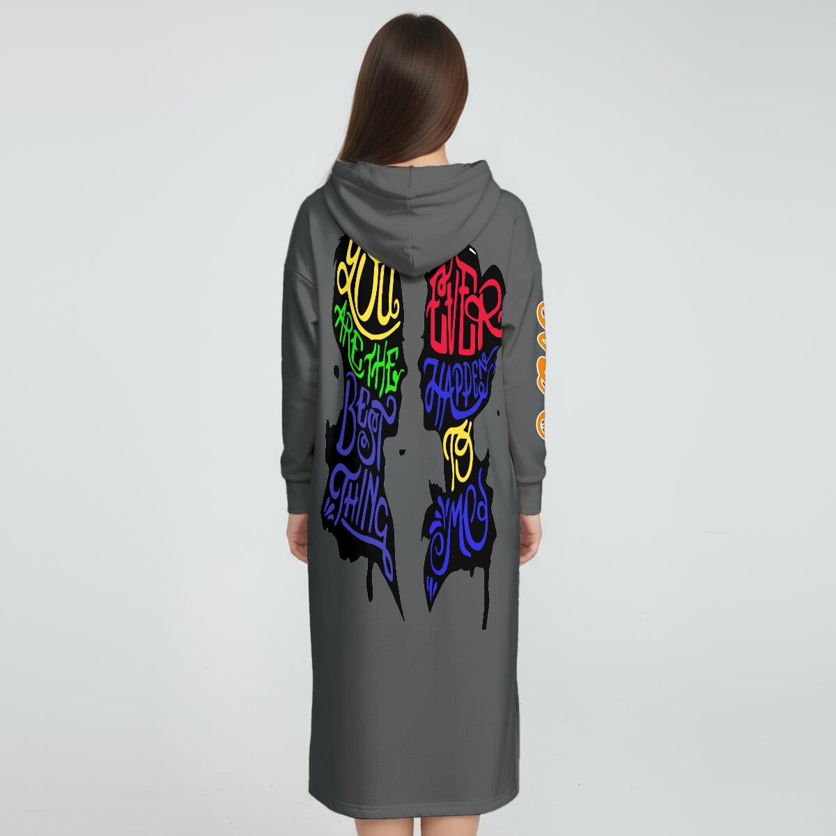 Women's Fleece-Lined Hoodie Dress