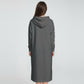 HLE Women's Fleece-Lined Hoodie Dress