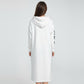 HLE Women's Fleece-Lined Hoodie Dress