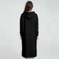 HLE Women's Fleece-Lined Hoodie Dress
